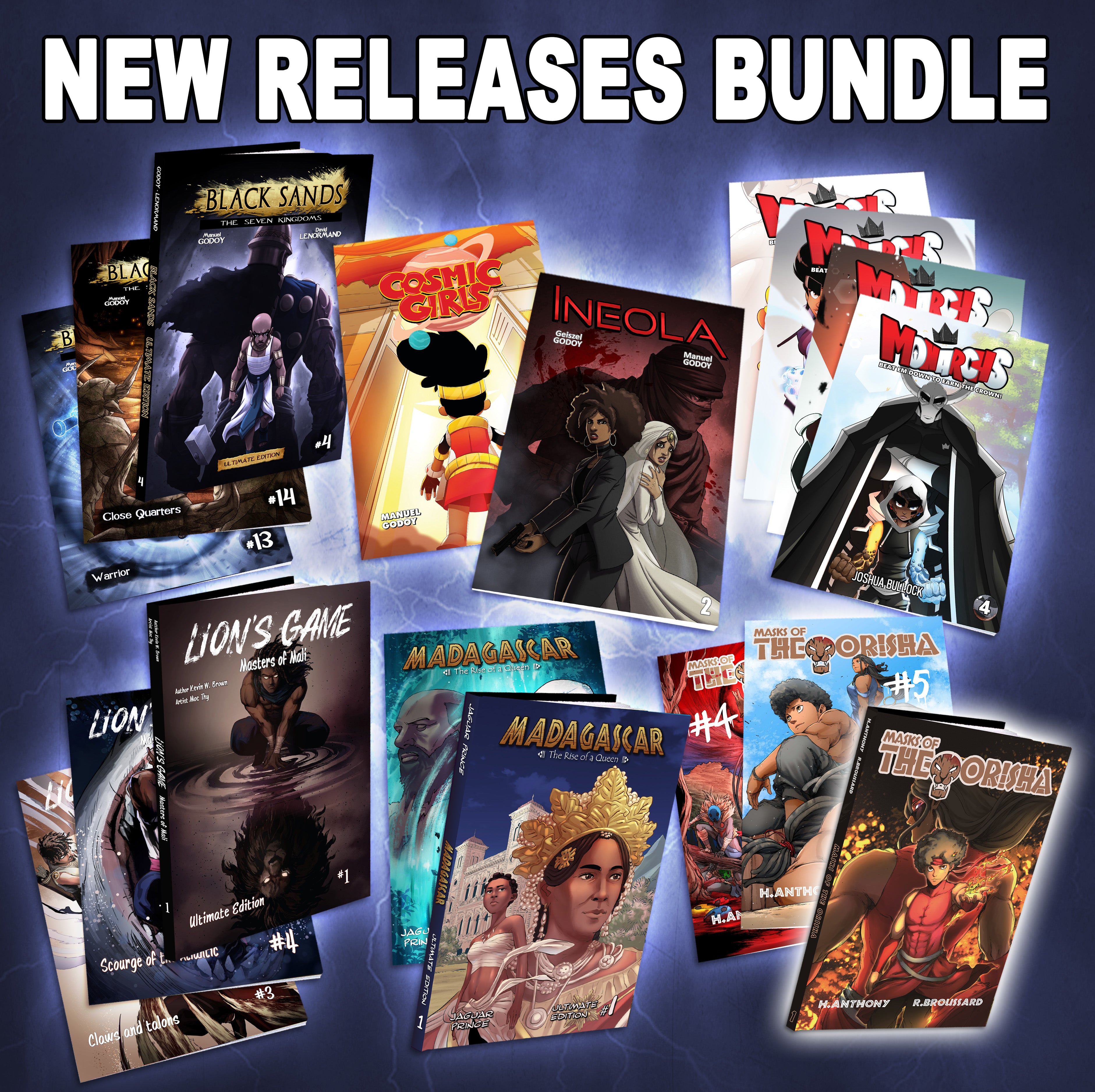 New Releases Bundle! 4 hardcovers 13 single issues
