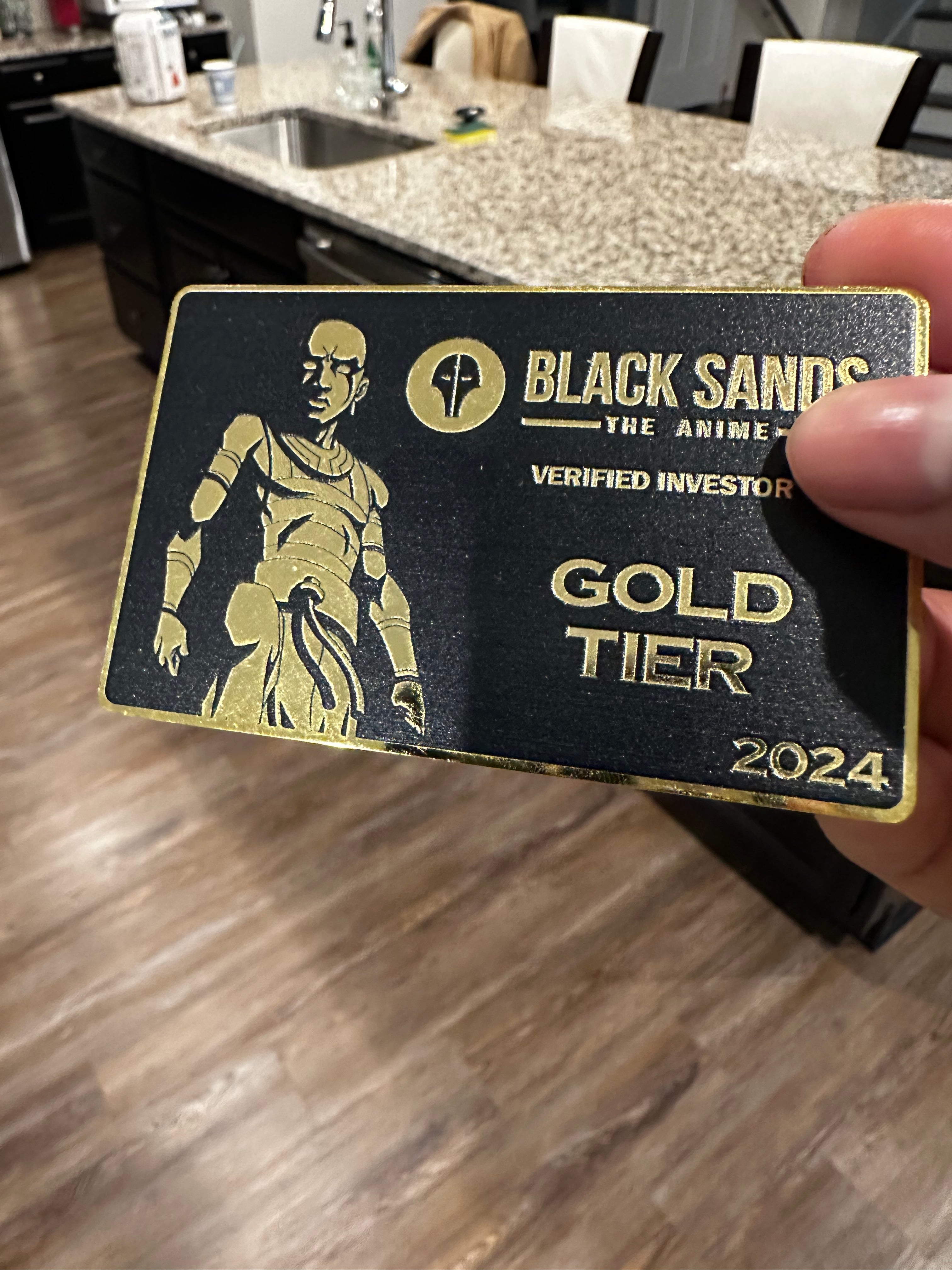 Gold Investor Card - Ausar – Black Sands