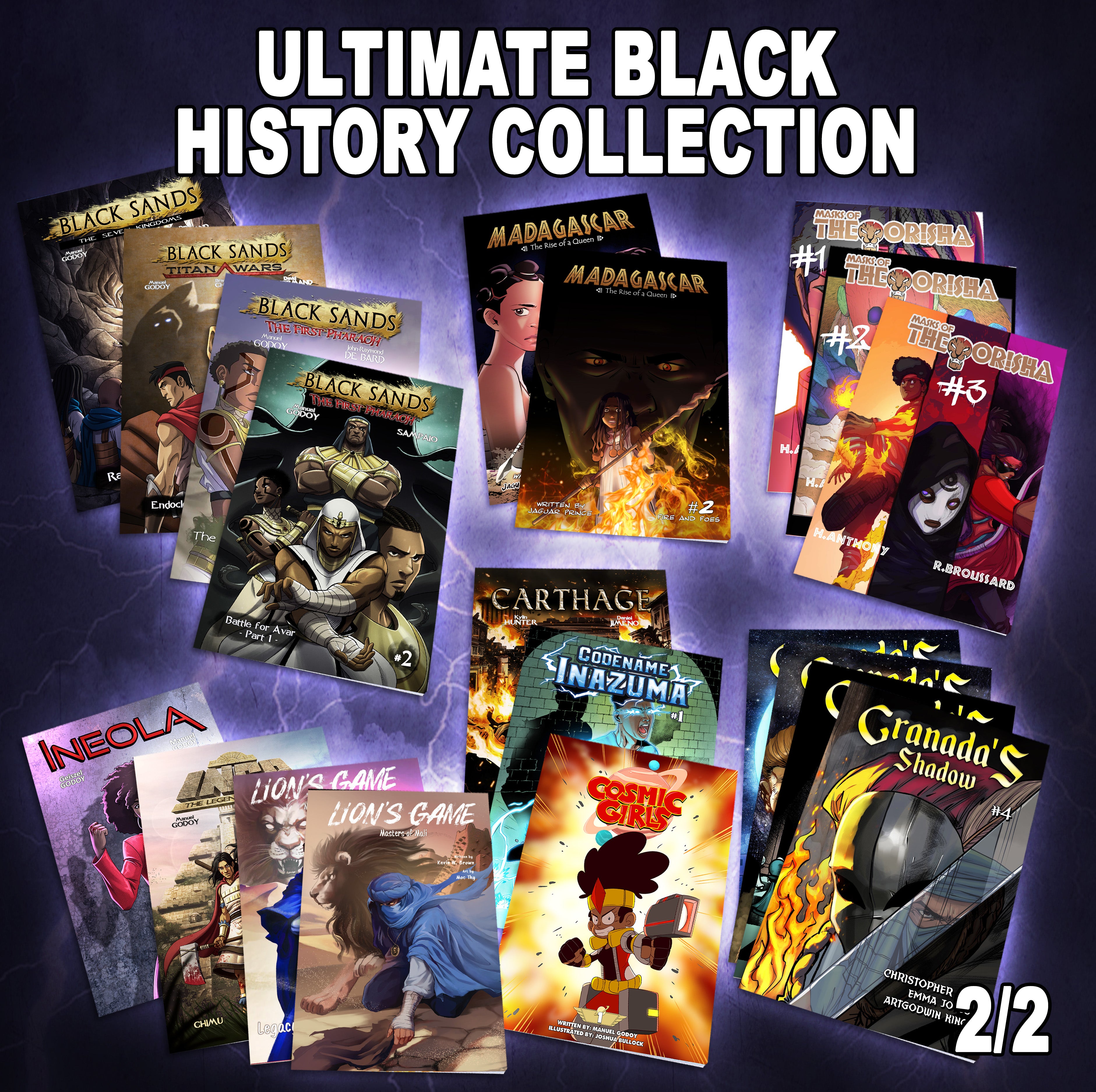 Black History Ultimate Bundle (10 Hardcovers / 20 comics)